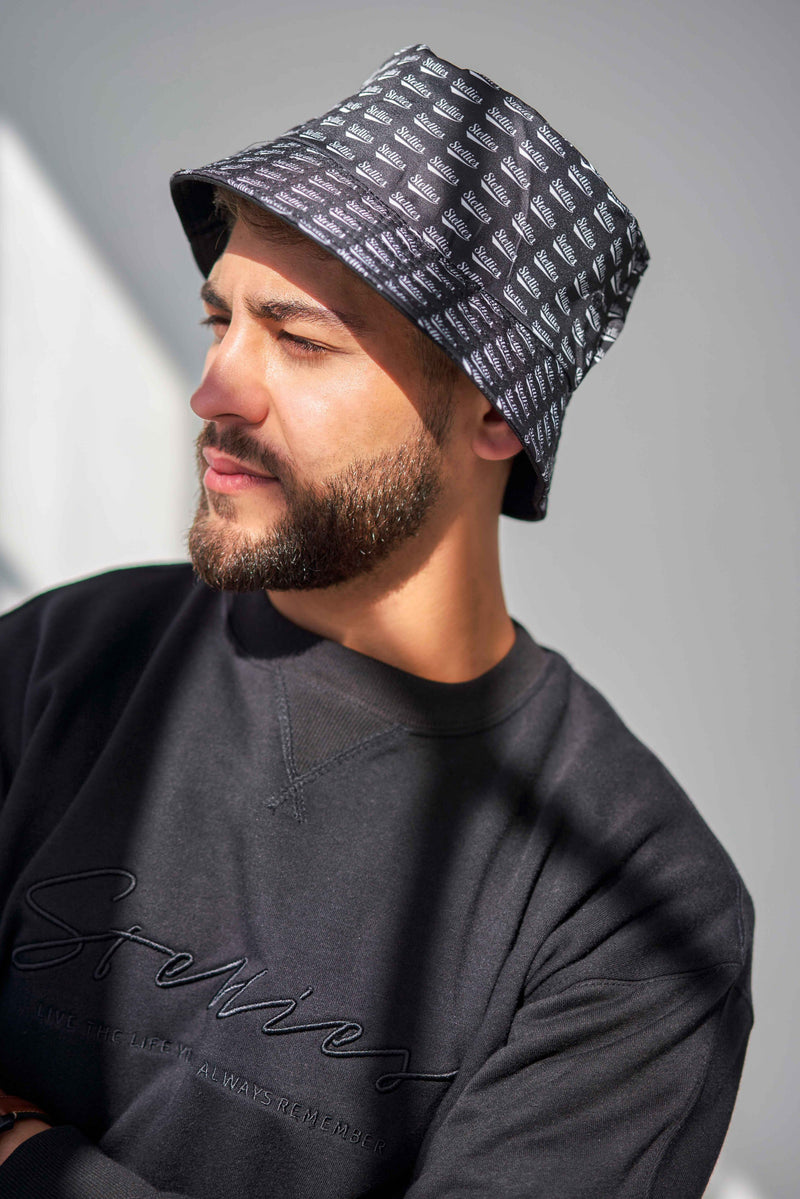 The Reversible Bucket Hat In Monochrome