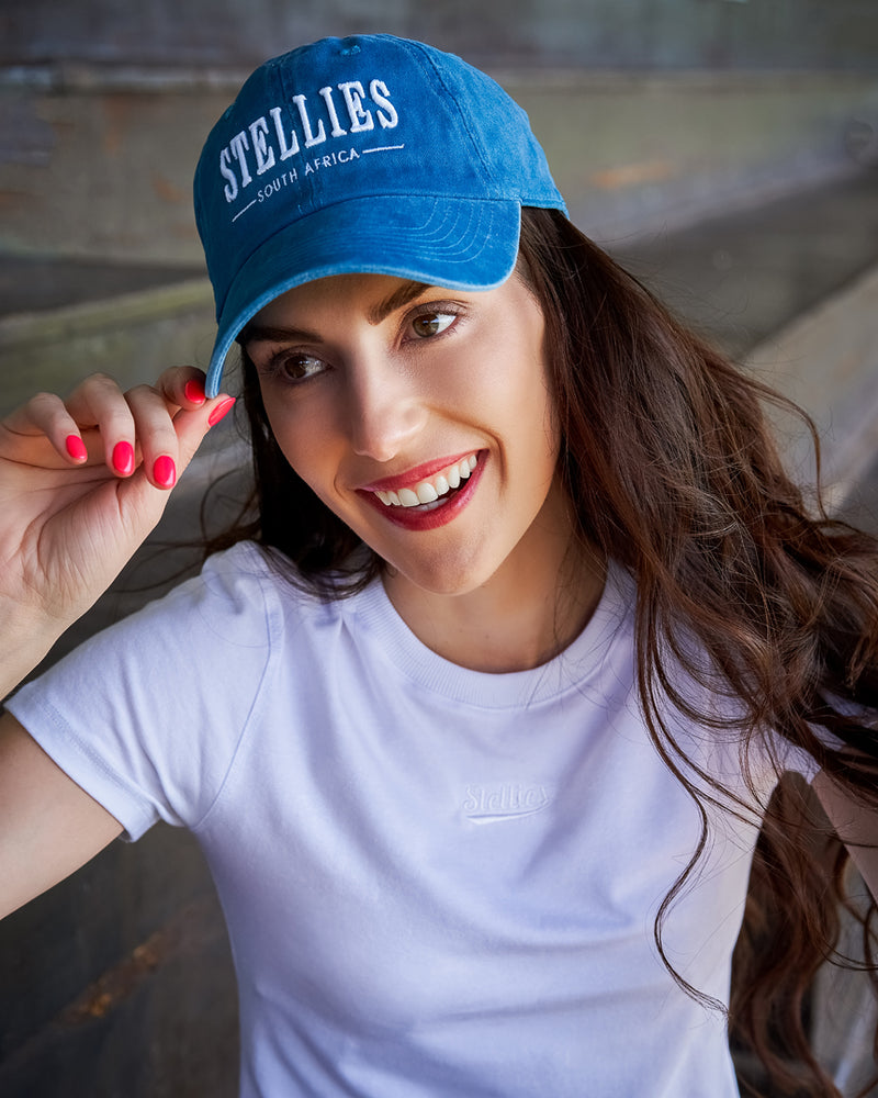 Stone-Washed Dad Cap - Aqua