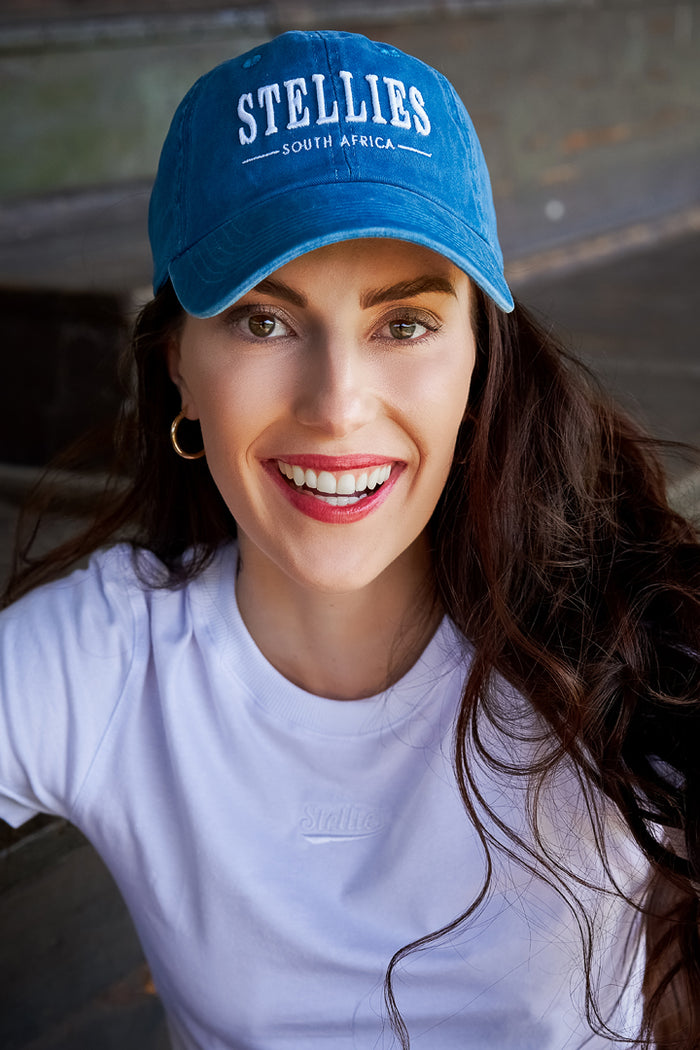 Stone-Washed Dad Cap - Aqua