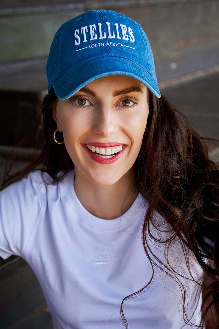 Stone-Washed Dad Cap - Aqua