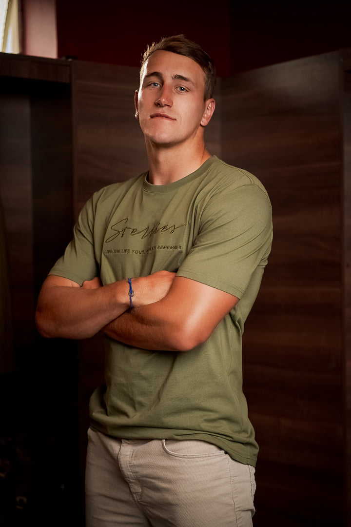 Signature T-shirt - Forest Green