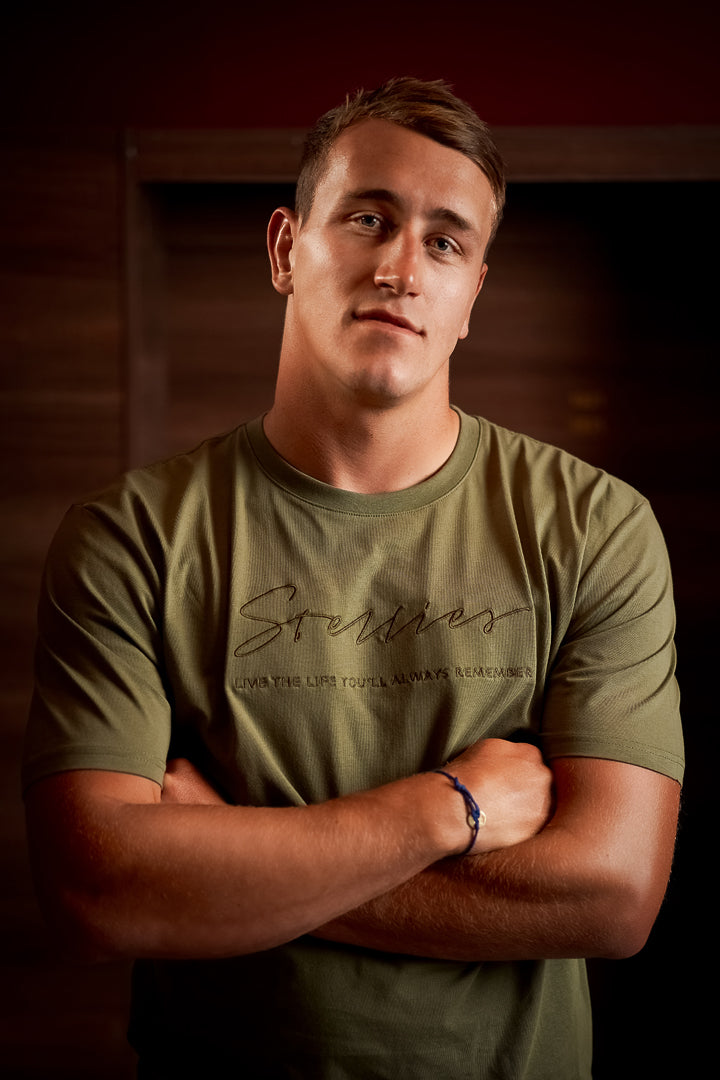 Signature T-shirt - Forest Green