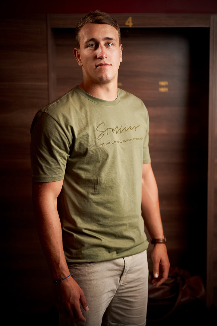Signature T-shirt - Forest Green