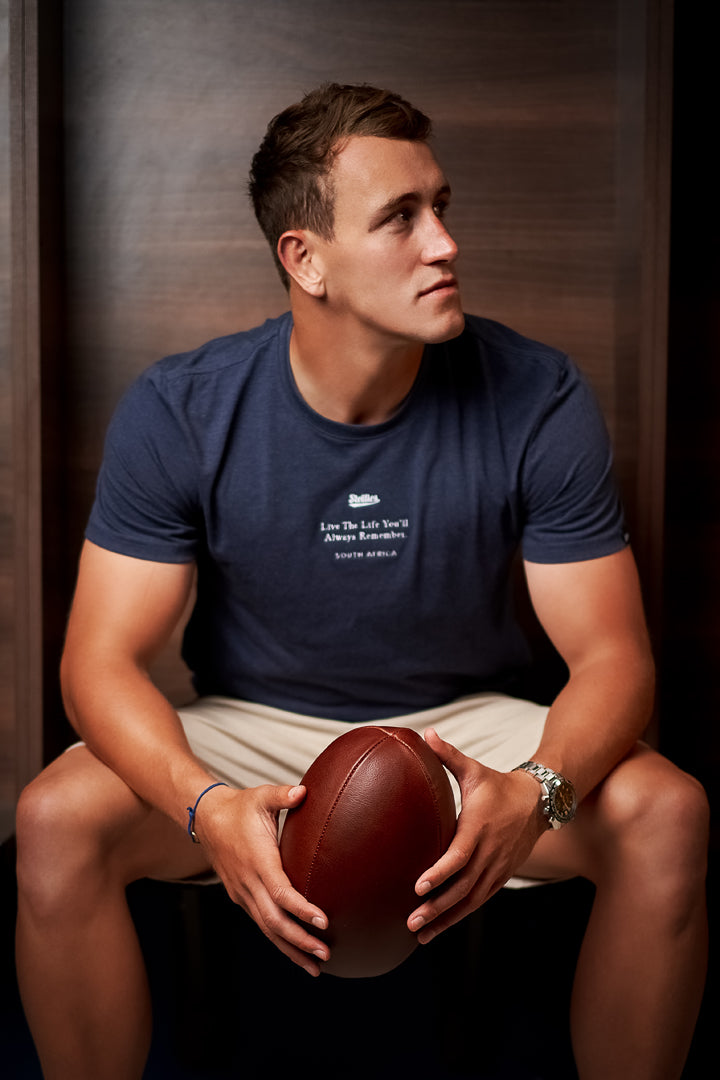The Prestige T-shirt - Navy Melange