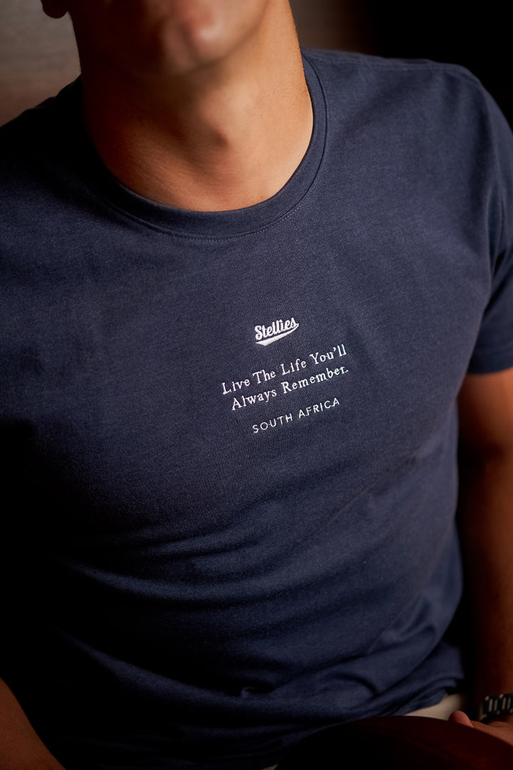 The Prestige T-shirt - Navy Melange