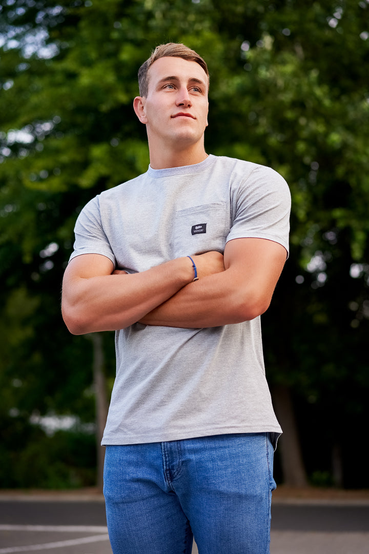 Short Sleeve Vagabond T-shirt - Grey Melange
