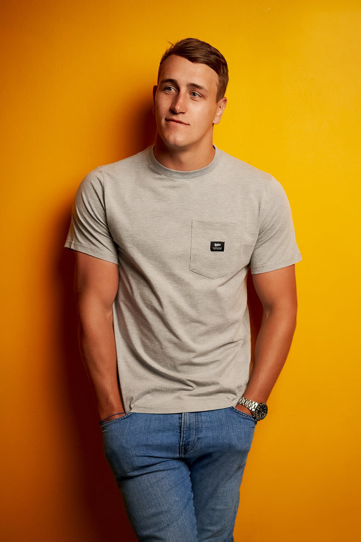 Short Sleeve Vagabond T-shirt - Grey Melange