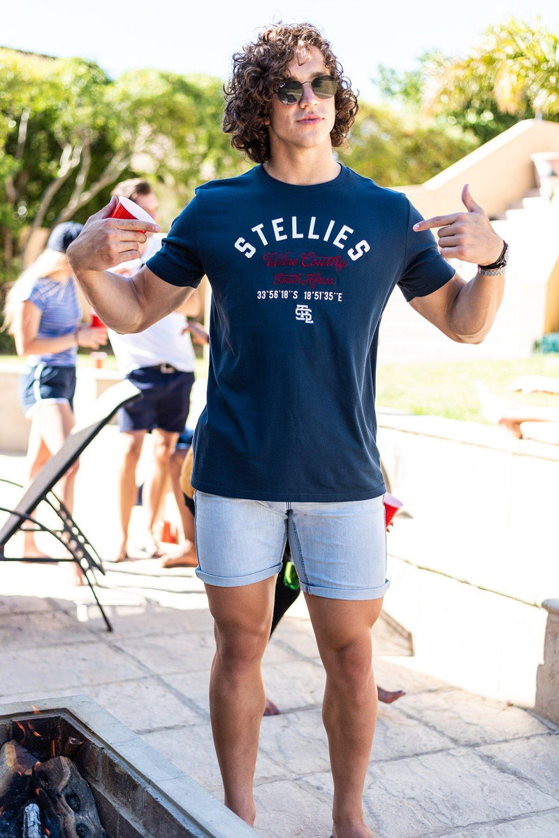 The Wine Country Tee in Navy